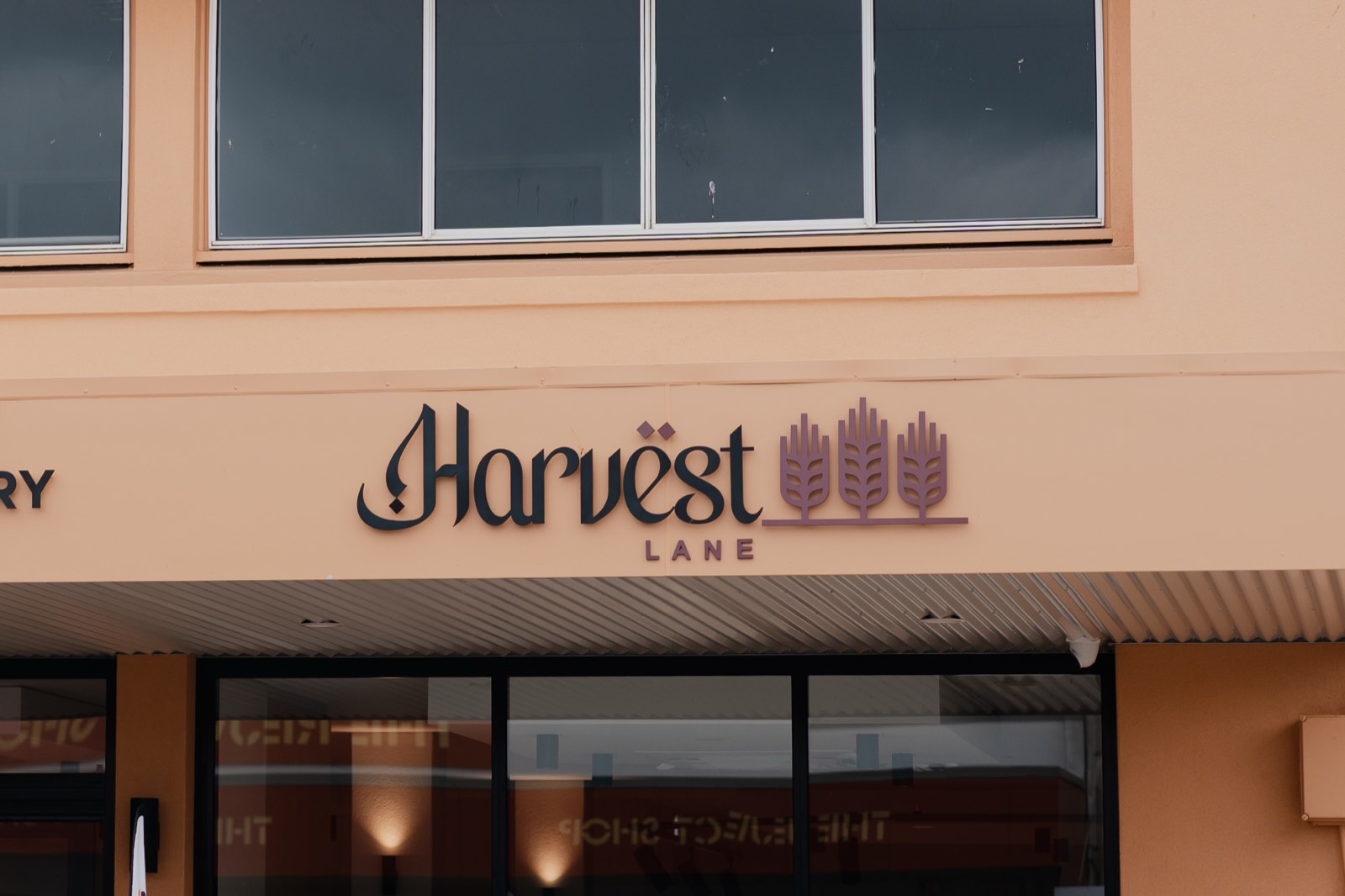 The Harvest Lane storefront on Byrnes Street, Mareeba, signed for açaí, ice cream, cold drinks, meat and grocery